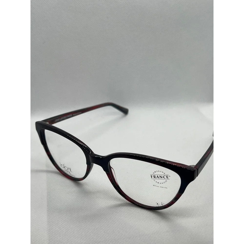 Jean Lafont Paris Espace 6080 Eyeglasses Cat‎ Eye Burgundy Designer Frames